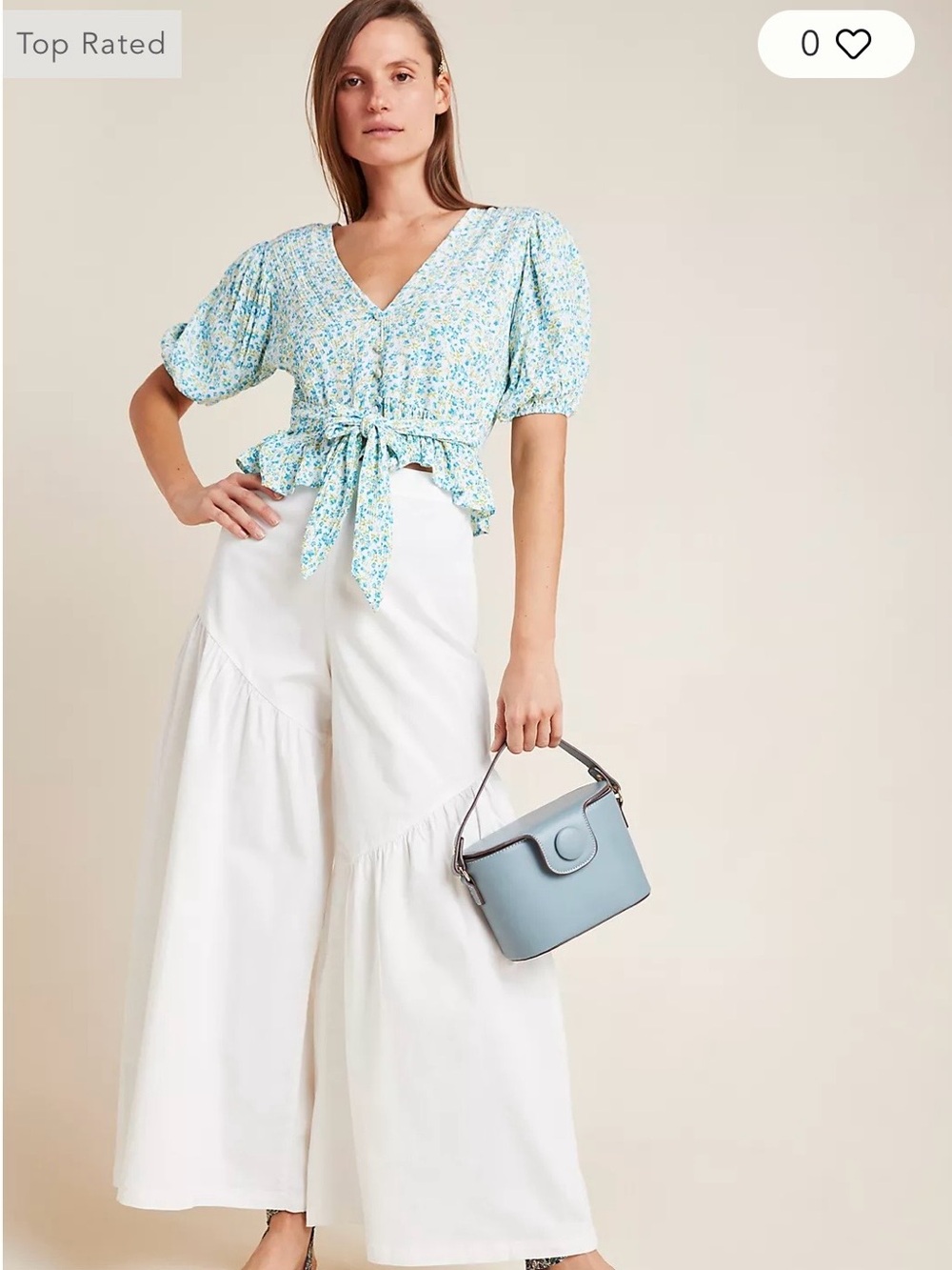 Anthropologie Corfu Wide-Leg Pants